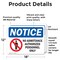 Signmission No Admittance Authorized Personnel Only OSHA Notice Sign, Vinyl Decal, 18in W x 12in L, 2PK OS-2PACK-NS-D-1218-L-15973 - alternate 4